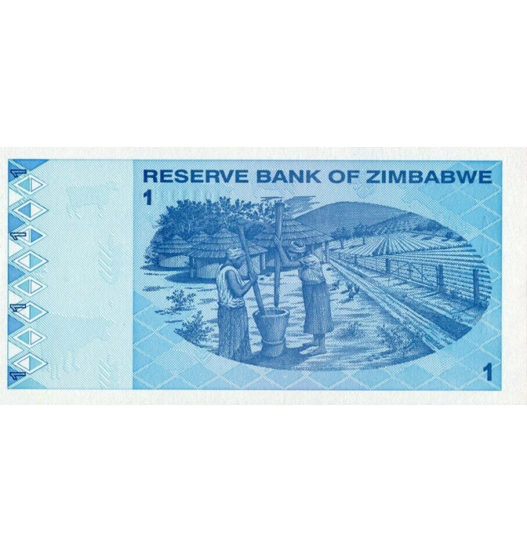 Zimbabwe 1 Dollar 2009 Pick 92